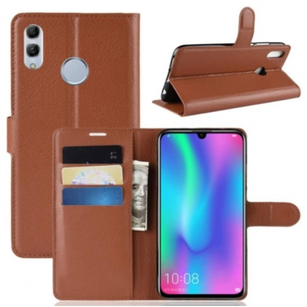 Honor 10 Lite & Huawei P Smart 2019 ruskea suojakotelo Litch