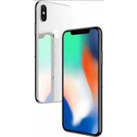Apple iphone X 64gb hopea käytetty akku 80% TAKALASI RIKKI toimivuustakuu 1kk