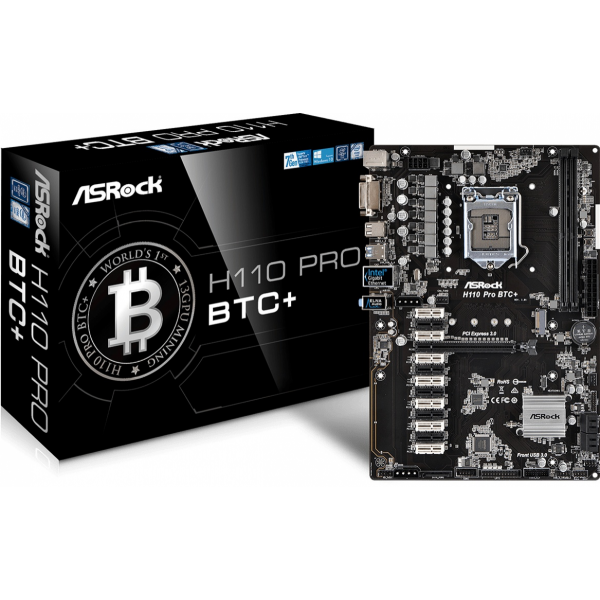 ASRock H110 PRO BTC+ ATX-emolevy