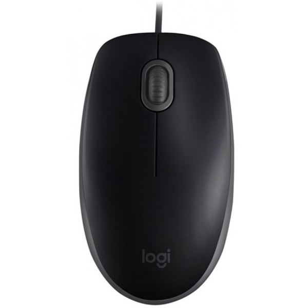 Logitech B110 Silent, USB-hiiri, musta