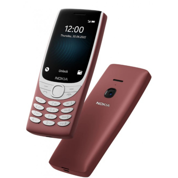 Käytetty Nokia 8210 4G matkapuhelin Punainen