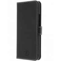 HONOR 20 Pro / Honor 20 / Huawei Nova 5T musta, aitoa nahkaa, Insmat EXCLUSIVE FLIP CASE, suojakotelo