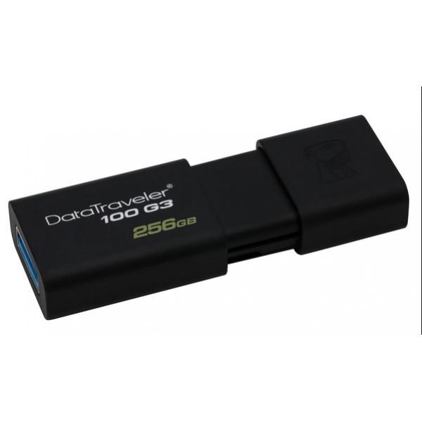 KINGSTON DATATRAVELER 100 G3 256GB MUISTITIKKU, USB 3.0, DT100G3/256G