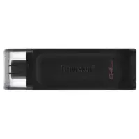 Kingston 64GB Data Traveler 70 USB-C 3.2 Gen 1 (3.1 Gen 1) - memory stick, Black