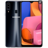 Käytetty SAMSUNG A20s, takuu 1kk, 3/32Gb, 13 + 8 + 5Mpix, 4000 mAh:n akku