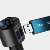 Alternative view of Wireless Bluetooth Car FM Transmitter with QC3.0 Quick Charge 3.4A autolaturi