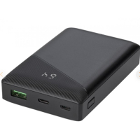 DELTACO power bank 10 000 mAh, 1x USB-C PD, 1x USB-A Fast Charge