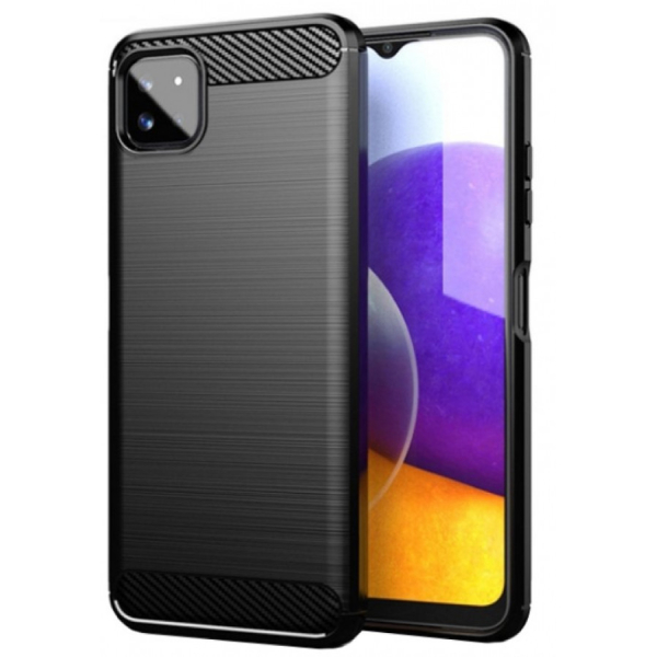 C&S STYLE COVER GALAXY A22 5G musta