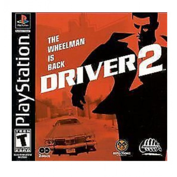 Driver 2 Levyt 1&2 PS1 (Käytetty) (Ei Sisällä Koteloa)