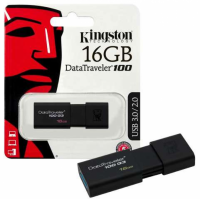 Kingston 16GB DataTraveler 100 USB 2.0 / 3.0 / 3.1