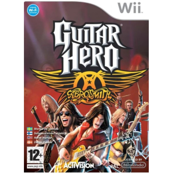 Guitar Hero Aerosmith WII (Käytetty) (Peli Ei Sisällä Koteloa)