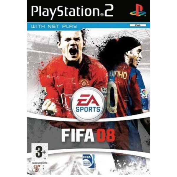 Fifa 08 PS2 (Käytetty) (Ei Sisällä Koteloa)