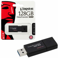 Kingston 128GB DataTraveler 100 USB 2.0 / 3.0 / 3.1