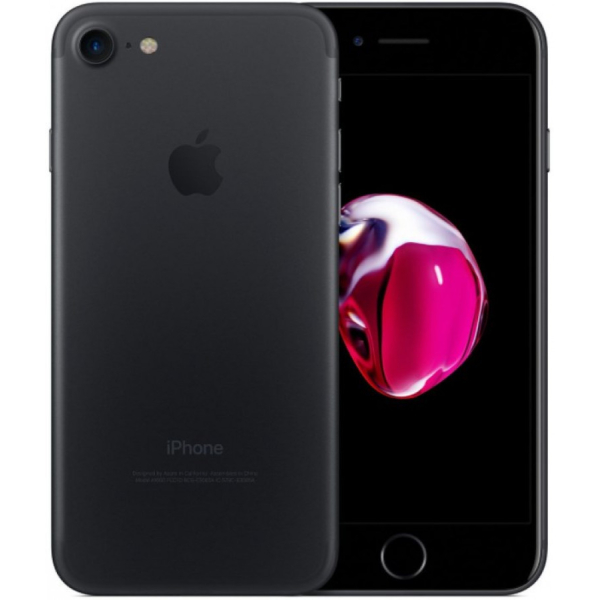 Apple iphone 7 32gb musta kunto perus akku 72%, käytetty, takuu 1kk