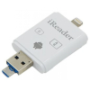 iReader muistikortinlukija iOS/Android puhelimiin, lightning & micro usb