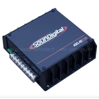 Soundigital SD400.4D EVO2, 4x 100 W RMS 4ohm, 4-kanavainen vahvistin