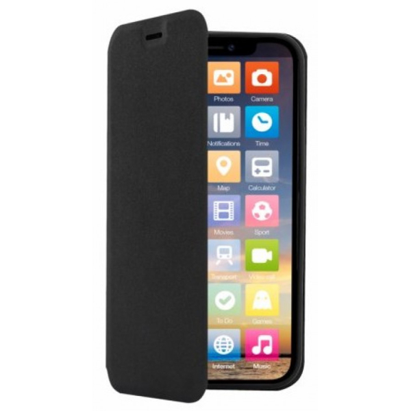 SCREENOR CLEVER SUOJAKOTELO GALAXY A02S/A03S BLACK
