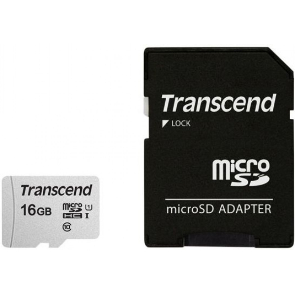 TRANSCEND MICROSDHC UHS-1 16GB MUISTIKORTTI