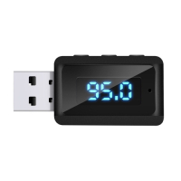 Smartte T60 Bluetooth 5.3 Audiovastaanotin Lähetin Autoradio USB FM Bluetooth-vastaanotin