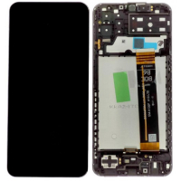 Samsung Galaxy A13 4G (SM-A135F) Näyttö + Runko, (alkuperäinen) sekä näytön vaihto (musta), sisältää vaihtotyön alle 24 tunnissa