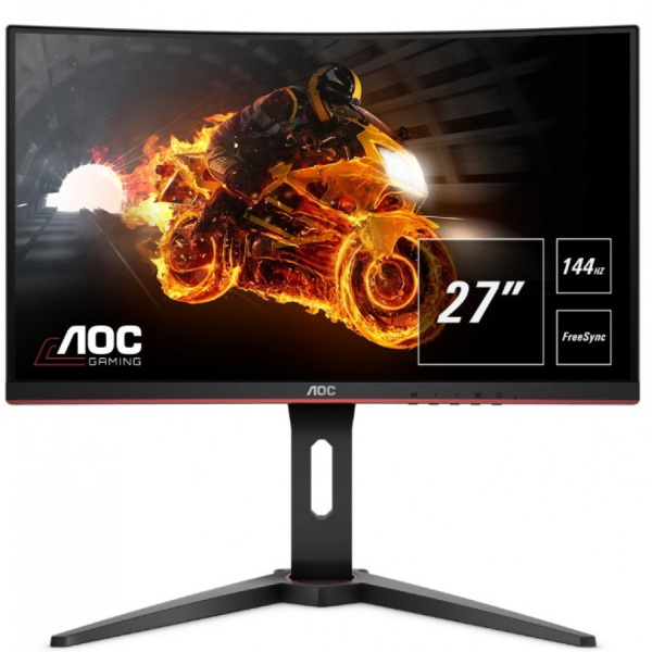 AOC 27" 144Hz 1ms FHD VA DP/ HDMI/ VGA, kaareva pelinäyttö, FREESYNC, C27G1