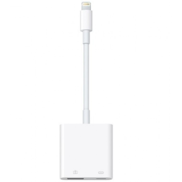 Apple Lightning – USB / Lightning kamera sovitin adapteri, Valkoinen