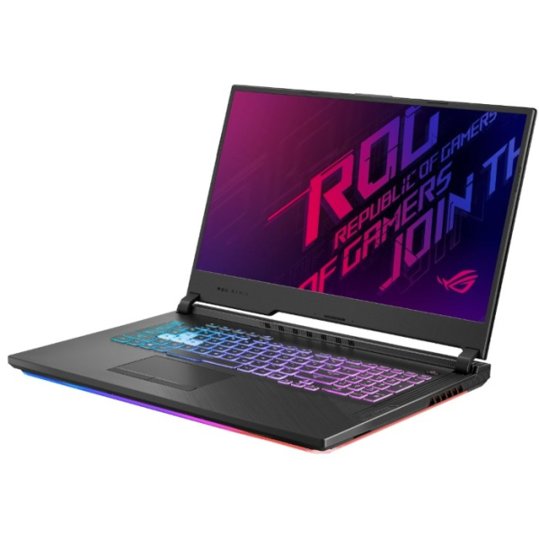 Tehdaskunnostettu Pelikone ASUS ROG STRIX, Intel i7, 16Gb, RTX 2060 6Gb, 512GB NVMe, 17.3", G731GV, takuu 12kk