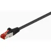 Goobay Micro Con 0.25m CAT6 RJ45 verkkojohto, S/FTP (PiMF) rj-45 25cm, väri vaihtelee