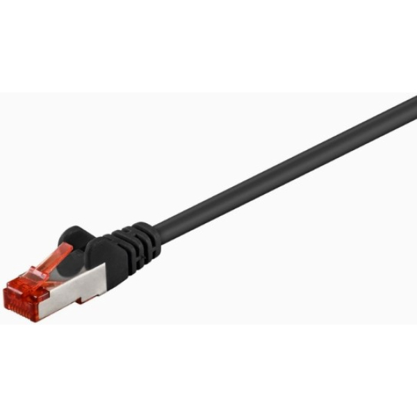 Goobay Micro Con 0.25m CAT6 RJ45 verkkojohto, S/FTP (PiMF) rj-45 25cm, väri vaihtelee