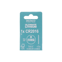 Deltaco CR2016 3V paristo, CR-2016