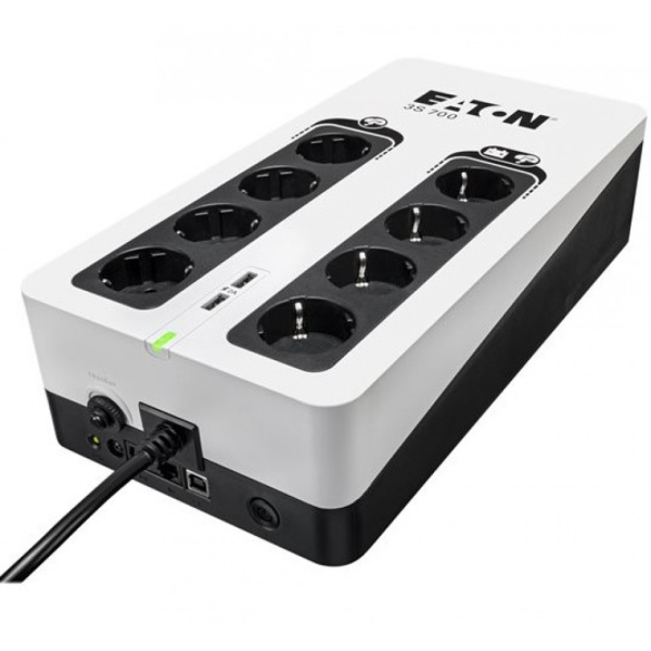 EATON 3S 700 DIN UPS, 420W / 700 VA 4x/ 4x/ 2xUSB