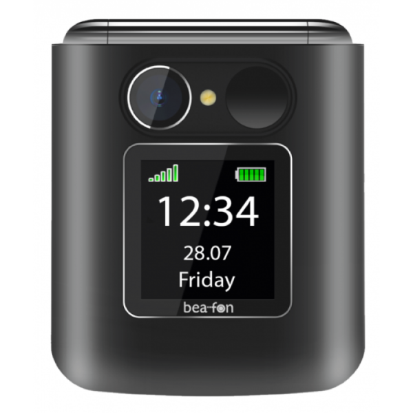 Beafon Fold 10 LTE 4G musta puhelin