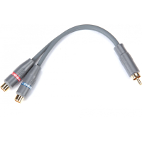 Smartte Y johto 2x naaras 1x uro HEC- 1/2 1 Male/2 Female RCA Y -adapteri