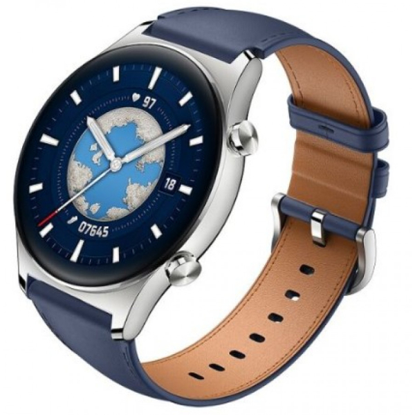 HONOR WATCH GS 3 OCEAN BLUE ÄLYKELLO, 1,43-tuumainen AMOLED-näyttö