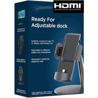 USB-C HDMI telakka puhelintelineellä, sopii esim Samsung, Huawei, Motorola