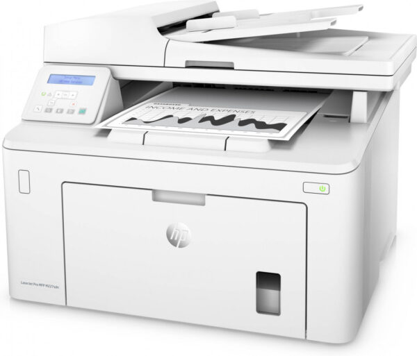 HP LaserJet Pro M227sdn Duplex, LAN, A4 -mustavalko monitoimilasertulostin - Image 2