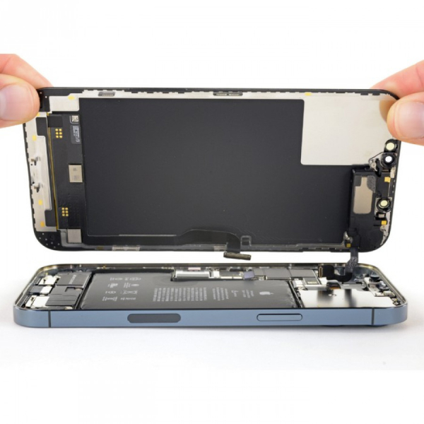 Apple iPhone 12 Pro Max näyttö sekä näytön vaihto (musta), sisältää vaihtotyön alle 24 tunnissa