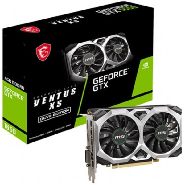 MSI GeForce GTX 1650 D6 VENTUS XS OCV2 Dual Fan 4GB GDDR6 1xHDMI 1xDP PCI-E 3.0 DX12 ATX