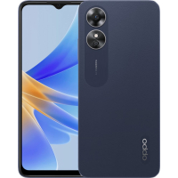 OPPO A17, 64/4 Gt, musta