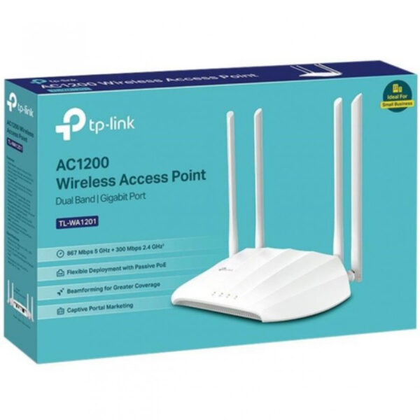 TP-LINK AC1200 WIFI, Range Extender ACCESS POINT, TL-WA1201 - Image 2