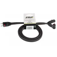 FOUR Connect 1.0m RCA johto, kaksoissuojattu 4-800161