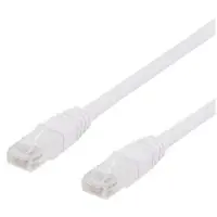 DELTACO 50m U/UTP Cat6 laitekaapeli, valkoinen cat6 verkkokaapeli RJ45