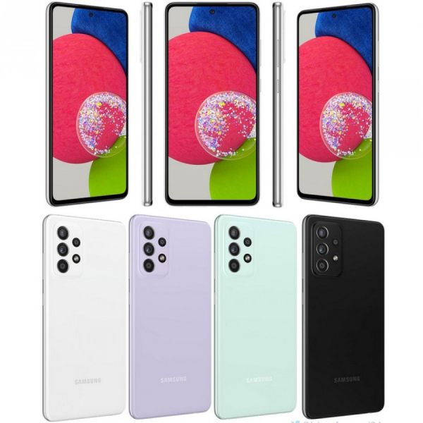 Samsung A52s 5G, 6/128Gb, 6.5", 4500 mAh, IP67, 64+ 12+ 5+ 5Mpix, 120Hz FHD+