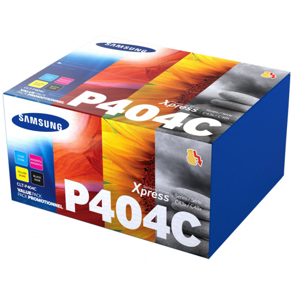 HP Samsung CLT-P404S 3 värikasettia K404S, C404S, M404S, Samsung C430W, C480, C480FN, C480FW, C480W