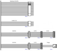 Alternative view of Inter-Tech SL-500A - 500 Watt - 120 mm - 80 Plus, ATX virtalähde