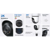 TP-LINK Tapo C510W 2K AI Wi-Fi 2.4Gh valvontakamera ulkokäyttöön - Image 2