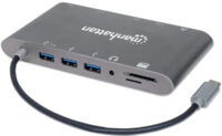 Alternative view of Manhattan USB-C PD 7-in-1 USB hub