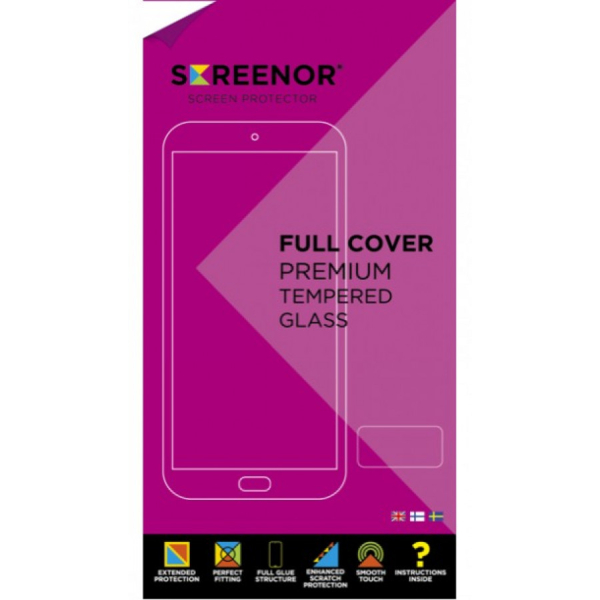 SCREENOR TEMPERED HONOR 90 FULL COVER SUOJAKUORI Honor 90 älypuhelimeen yhteensopiva näytönsuojalasi