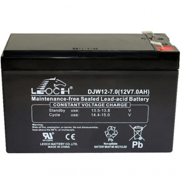 Leoch UPS AKKU 12V/7A 151x65x99 SULJETTU