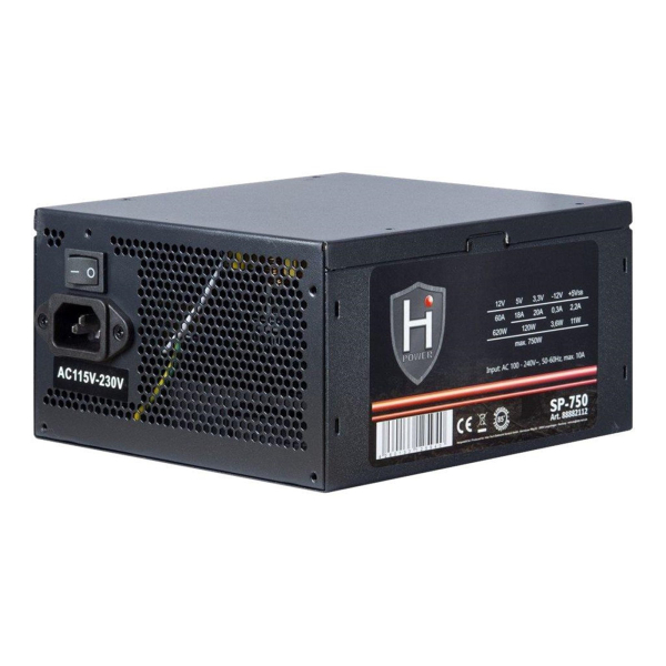 Inter-Tech HiPower SP-750W Virtalähde ATX 2.4 - 85 Plus